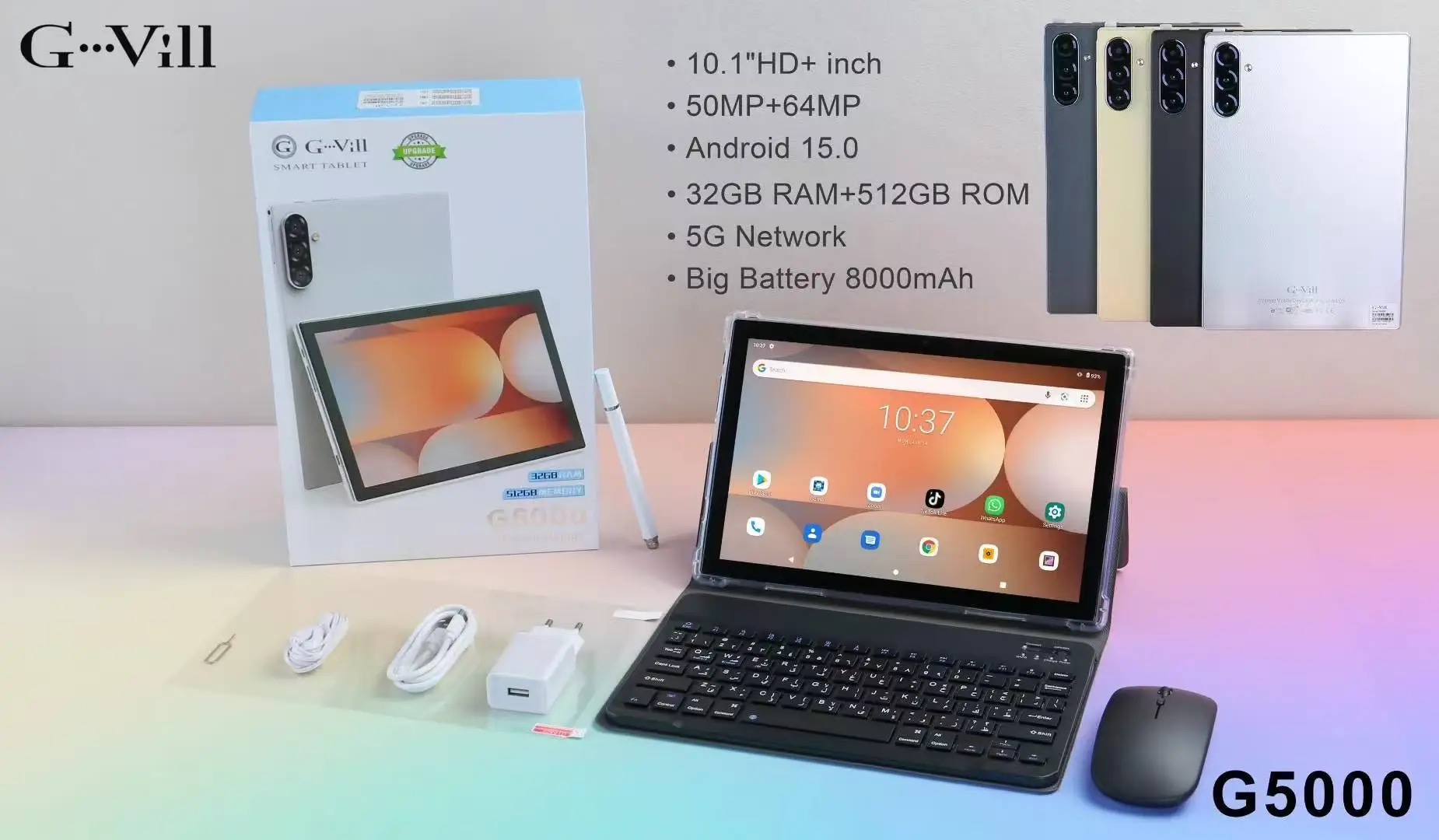 Планшет AIRSTAR G2000 10 дюйм 16 Гб/512 Гб