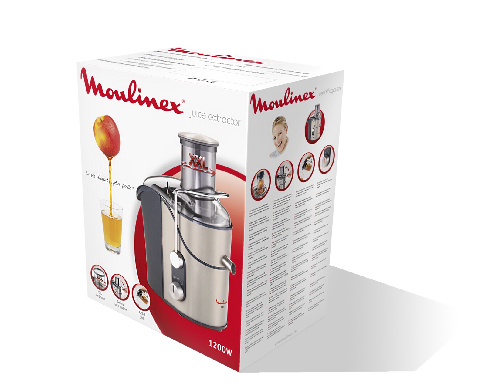 Соковыжималка Moulinex JU 655 H30 серебристый