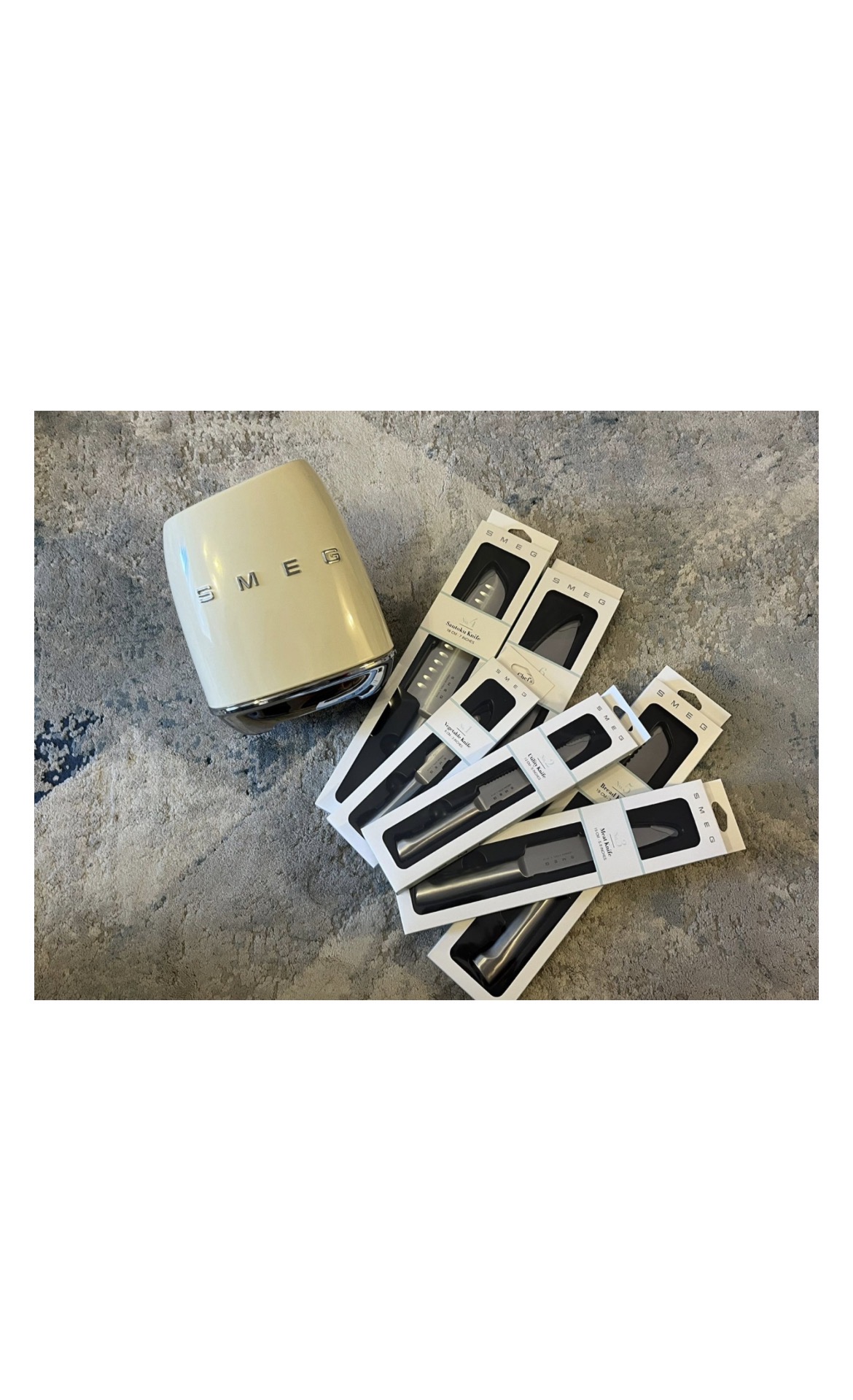 Smeg набор ножей 766523200, лезвие: нержавеющая сталь 6 шт