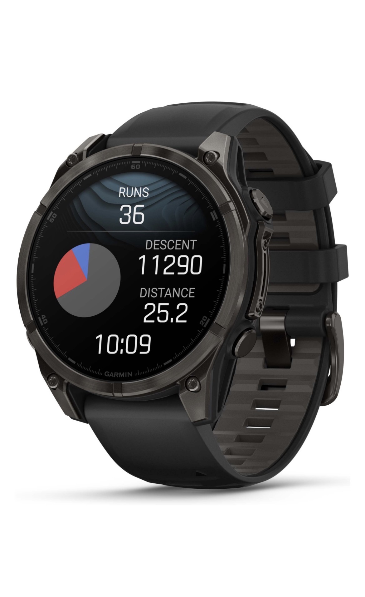 Смарт-часы Garmin Fenix 8 47 мм серебристый-серый